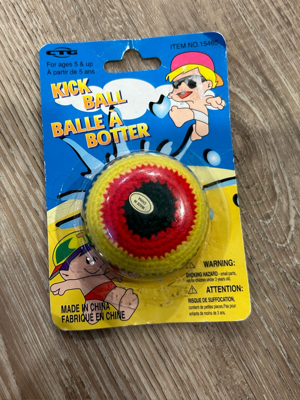 Vintage 90s CTG Kick Ball Footbag Hacky Sack Retro Toy New